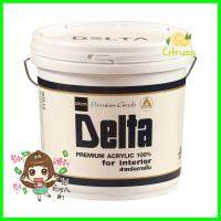 สีน้ำทาภายใน DELTA BASE C ด้าน 1 แกลลอน (3.8 ลิตร)WATER-BASED INTERIOR PAINT DELTA BASE C MATT 1GAL **ด่วน ของมีจำนวนจำกัด**