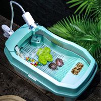 [COD] Turtle tank extra large plastic luxury villa turtle special with sun terrace oversized