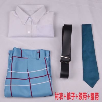 Anime My Dress-Up Darling Cosplay Gojo Wakana Costume Set Long Sleeve Shirt Pants Tie Unifrom Suit Halloween