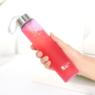 【CW】Portable Sports Water Bottle Unbreakable 280Ml Outdoor Travel Leakproof Drinkware Cycling Camping Cup Plastic H2O Bottle Matte