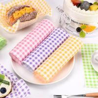 100pcs Oil-Proof Wax Paper Food Wrapper Paper Bread Sandwich Burger Fries Macarons Packaging Cake Decoration Kitchen Baking Tool