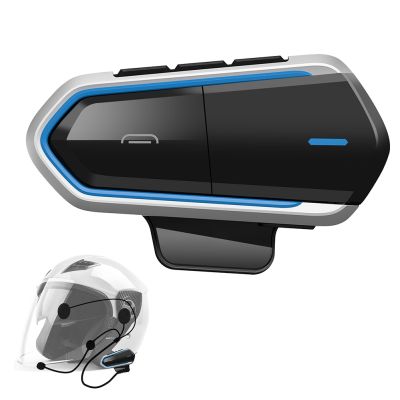 【LZ】┅◙  Motocicleta Capacete Headphone Bluetooth compatível Stereo Music Player com Rádio FM Wireless Player Headset impermeável para equitação