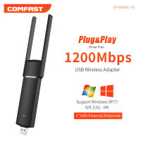 CF-926ACV2 ไดร์เวอร์ฟรีที่ทรงพลัง Dual Band Wifi Adapter 1200Mbps 2.4G + 5.8G ไร้สาย USB ac พร้อมฐานสายเคเบิลต่อ USB3.0