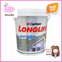 สีน้ำทาฝ้า CAPTAIN LONGLIFE COOLMAX เบอร์ L0100 5 แกลลอนWATER-BASED CEILING PAINT CAPTAIN LONGLIFE COOLMAX L0100 5GAL **สินค้าแนะนำ**