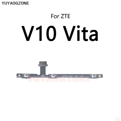 ปุ่มเปิด/ปิดไอโฟนปุ่มปิดเสียงสวิทช์เปิด/ปิดสายเคเบิ้ลยืดหยุ่นสำหรับ ZTE เบลด V10 Vita