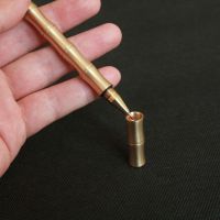 JIFENGXUNLEI ปากกาโลหะสำนักงานปากกาทนทานลูกบอลทองแดงปากกาชี้ปากกาเซ็นชื่อปากกาทองเหลือง