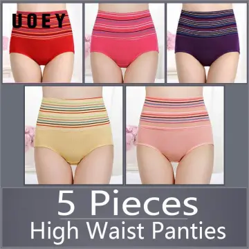 Dreamtale Women Panties High Waist Solid Colour Panties Plus Size Women  Underwear Ladies Panties Seluar Dalam