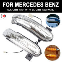 แบบไดนามิก LED ลำดับไฟกระพริบกระจกไฟเลี้ยวไฟสัญญาณสำหรับ Benz SLK-Class R171 W171 SL-Class R230 W230