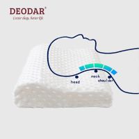 Deodar Memory Foam Orthopedic Neck Soft Pillow Slow Rebound Fiber Protection Cervical Massage Sleep Pillows Core with Pillowcase