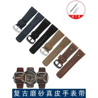 suitable for SEVENFRIDAY Genuine Leather Watch Strap P2/PS1/M2/Q2 Mens Retro Matte Brown Leather Strap