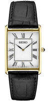 SEIKO Mens Essential SGP RECT WHT DI