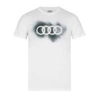 เสื้อยืด Audi T-Shirt Rings, Mens ,สีขาว