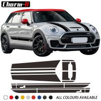 Car Styling Side Skirt Stripes Decals Hood Bonnet Trunk Rear Vinyl Stickers Kit For Mini Clubman JCW F54 Accessories (With All4)