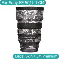 สติกเกอร์กล้องสำหรับ Sony FE 50มม. F1.4 GM สติ๊กเกอร์ติดบนตัวเครื่องฟิล์มห่อไวนิลเลนส์กล้องถ่ายรูปตัวป้องกันสติกเกอร์ป้องกันโค้ท50 1.4 F1.4GM F/ 1.4 1.4GM