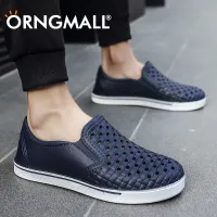 ORNGMALL Fashion Sandals for Men Summer Baotou Slippers Outdoor Sandals Close Toed Wear Resisting Mens Flip Flops Fashion Beach Sandals Slip-resistant Sandals Slippers for Men New Style