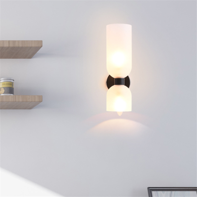Modern Glass Wall Sconce Lamps for Bedroom Living Room Home Lighting Fixture Luminaire Lights Decoration Bedside Double Head