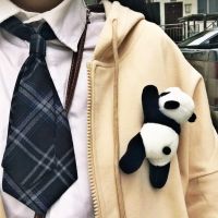 New Little Panda Brooch Plush Toy Panda Panda Cartoon Doll Brooch Accessories Schoolbag Clothing Accessories