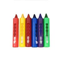 6pcs Baby Bathroom Crayons Washed Color Creative Colored Graffiti Pen For Kids Painting Drawing Supplies Bath Toy