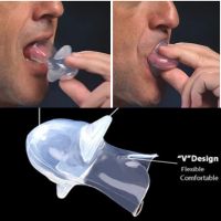 【CW】☾◎☜  1PCMedical Silicone Anti Snore Device Apnea Aid Stop Tongue Retainer Snoring Mouthpiece