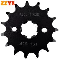 428 15T 15 Tooth 428-15T Front Sprocket Gear Wheel Cam For Rieju 125 RS3 Naked 2010-2015 125 RS2 Naked 06-09 125 RS2 Matrix