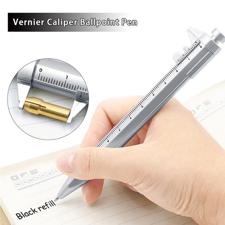 multi-purpose-vernier-caliper-type-ballpoint-pen-creative-student-student-stationery-plastic-roller-ball-pen-gift-black-blue