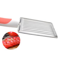 Stainless Steel Tomato Slicer Fruits Cutter Luncheon Meat Slicer with Handle Cheese Boiled Egg Ham Tomato Serrated Slicing Tool