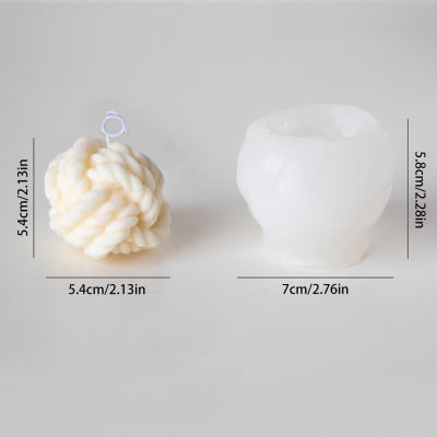 Korean Design Wax Making Ball Candle Woolen Silicone