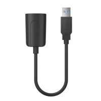 Kabel ekstensi USB 3.0 kepala lurus kabel ekstensi dengan tombol On Off mendukung Transfer Data catu daya untuk kipas bertenaga USB T3EB