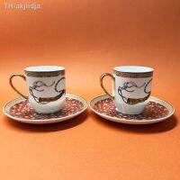 【hot】◑ Top Grade Coffe Cups Set Mug Teaware Luxury Wedding Decoration Drinkware