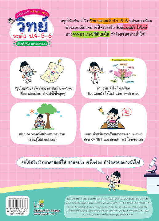 inspal-หนังสือ-super-easy-memory-note-วิทย์-ระดับ-ป-4-5-6-เรียนก็เข้าใจ-สอบยิ่งง่ายเลย