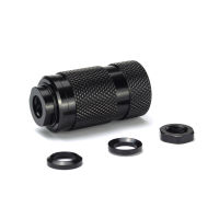 3rd CNC Muzzle ke 12-28RH &amp; 1316-16 9mm Stainless Steel Threaded Outer Sleeve With Washer And Nut