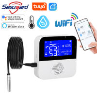 Tuya WiFi Temperature Humidity Sensor LCD Display Indoor Hygrometer Smart Home Detector Support Alexa