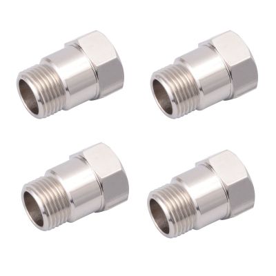 4X O2 Oxygen Sensor Test Pipe Extension Extender Adapter Spacer M18 x 1.5 (1) Bung
