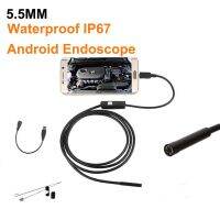 【♀】 ssmobile Store กล้องกันน้ำ1เมตรสำหรับกล้อง Borescope โน๊ตบุ๊คกล้องส่อง IP67 7มิลลิเมตรพีซีที่สามารถปรับได้มีความยืดหยุ่น5.5มิลลิเมตร6LEDs 2เมตร