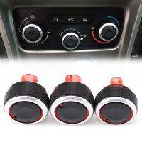 3 PC ฮีตเตอร์ติดรถยนต์ปุ่มเปลี่ยนปุ่มสำหรับ PEUGEOT 307 สำหรับ CITROEN C4 05-10) CLIMATE DIALS กรอบ A/C ควบคุมเครื่องปรับอากาศฝาครอบ