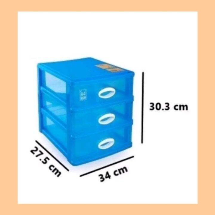 [Ready Stock] HICOOK 3 Tier Lava DW5923 Drawer Storage