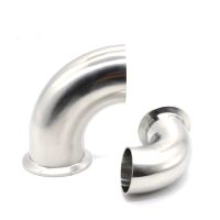 【CW】 38mm 51mm Pipe OD Butt Weld x 1.5 quot; 2 quot; Tri Clamp SS304 Stainless Steel 90 Degree Elbow Sanitary Pipe Fitting Home Brew Beer Wine