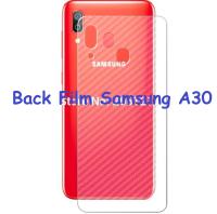 ฟิล์มคาร์บอนไฟเบอร์ลายเคฟล่า Sticker Film Samsung Galaxy A30   สำหรับติดกันรอยหลังเครื่อง กันรอยด้านหลังเครื่อง