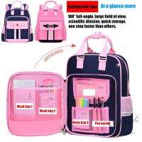 【hot sale】۩▽◎ C16 School bag primary school student girl’s school bag spine protection light weight lightweight children’s backpack