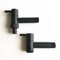 Matte Black Stainless Steel Wall Mounted Washer Machine Bib Bathroom Accessories Mop Pool Tap Garden Outdoor Faucet Hardware