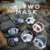 น่าซื้อ - WATER PRO รุ่น X-TWO MASK - แบบ LOW VOLUME Very Hot หน้ากาก ดํา น้ํา สายตา สั้น หน้ากาก ดํา น้ํา แบบ เต็ม หน้า หน้ากากดำน้ำ หน้ากาก ดํา น้ํา