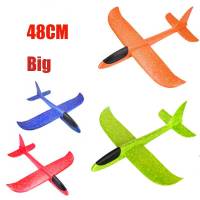 48cm Big Hand Launch Throwing Foam Palne EPP Airplane Model Glider Plane Aircraft Model Outdoor DIY Educational Toy for Children