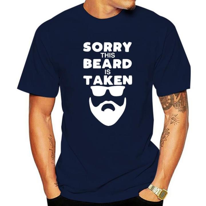 mens-sorry-this-beard-is-taken-funny-valentines-day-for-him-t-shirt-classic-men-top-t-shirts-unique-tees-cotton-fitness-tight