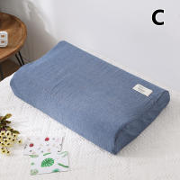 pzcf 1PC Zippered Memory Foam Latex Pillowcase Pillow Cover Rebound Contour Cotton Pillow Case