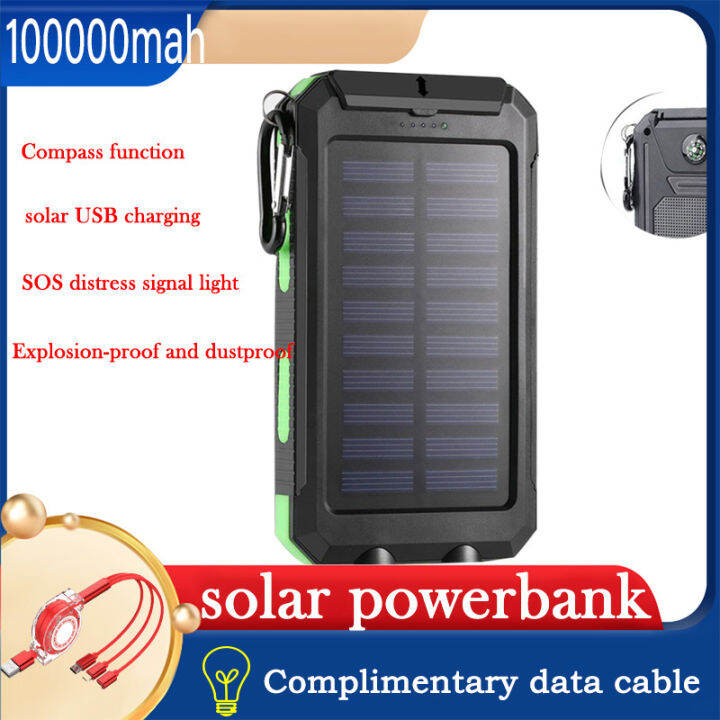 original branded solar power bank heavy duty 80000mah solar charger