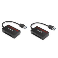 2X CFast 2.0 Reader USB 3.0 to SATA Adapter CFast 2.0 Card and 2.5 Inch HDD Hard Drive/Read Write SSD