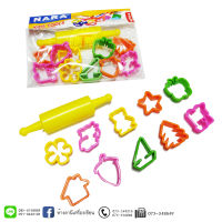 แม่พิมพ์ดินน้ำมัน ที่ปั้มดินน้ำมัน คละแบบ Nara Kids Tools