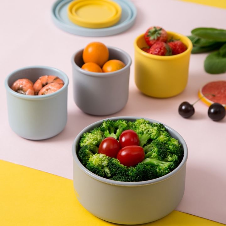 250-700ml-round-fresh-keeping-lunch-box-kitchen-silicone-bento-box-with-lid-vegetable-salad-food-storage-fresh-bowl