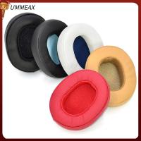 UMMEAX 1Pair หนังโปรตีน ชุดหูฟังหูฟัง ฟองน้ำเสริมฟองน้ำ อุปกรณ์เสริมหูฟัง แผ่นรองหู ฝาครอบหูฟังเอียร์บัด เบาะรองหูฟัง