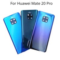 Mate 20 Pro ฝาครอบหลังกระจกปลอกหุ้มช่องหลังแบตเตอรี่อะไหล่สำหรับ Mate20 Pro พร้อมกล้อง + โลโก้